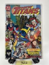 New Titans #95 March 1993 Nightwing Fights Alone DC Comics