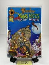 Trencher Holiday Blowout #1 1994 Xmas Bites Comic - Black Bull Comics -