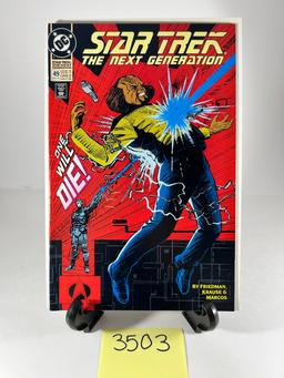 Star Trek: The Next Generation Issue #49 One Will Die!  DC Comics
