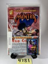 Mantra Ultraverse #1 Comic     Malibu Comics with Wild Coupon and Trading Card