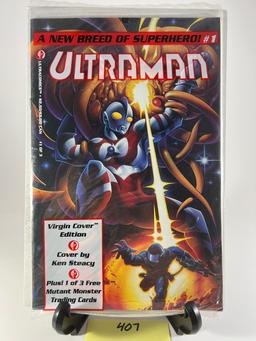 Ultraman #1 Virgin Cover Edition by Ken Steacy Including Mutant Monster Trading Card