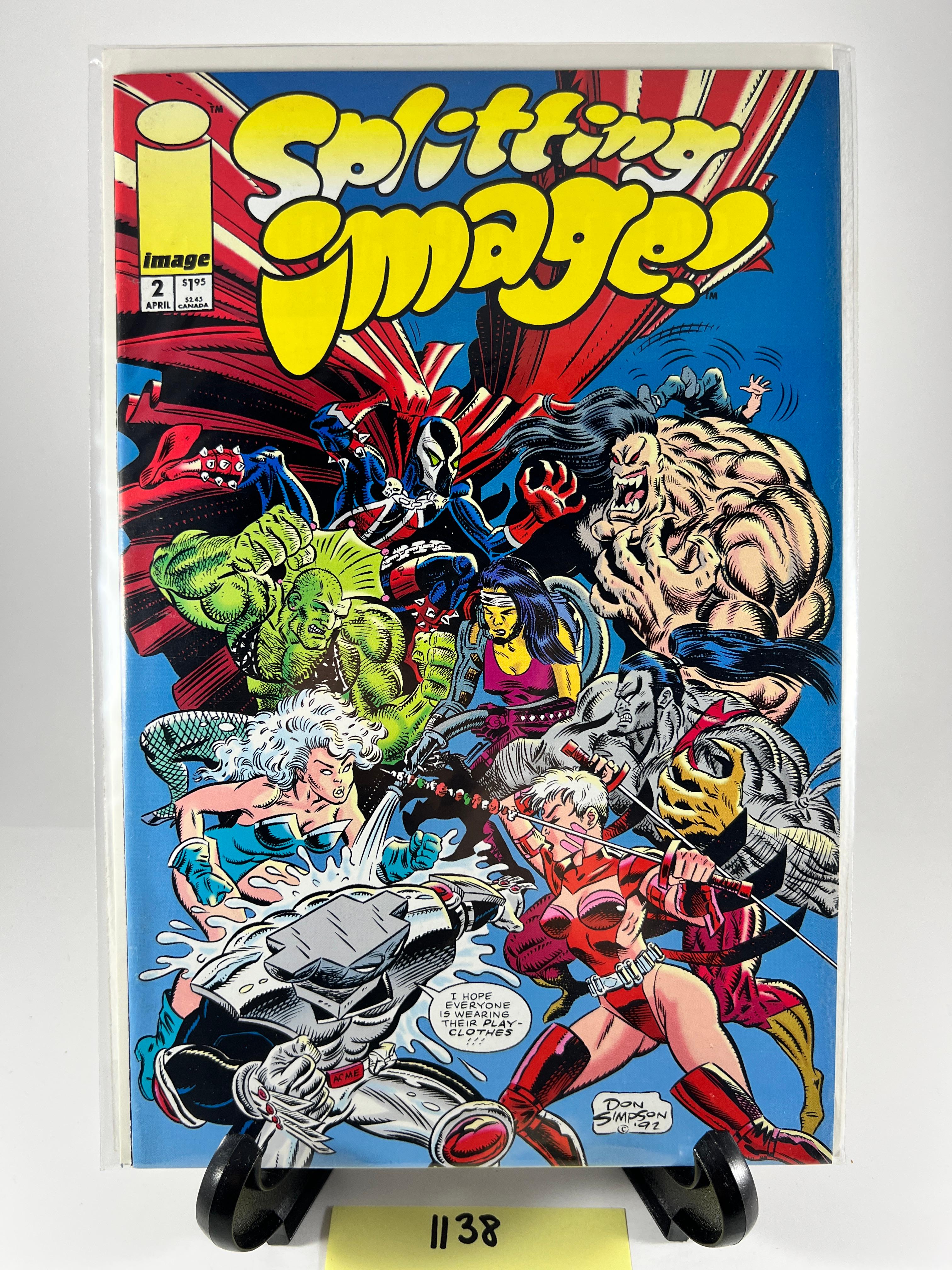 Splitting Image #2 April Comic Book  Image Comics 1993
