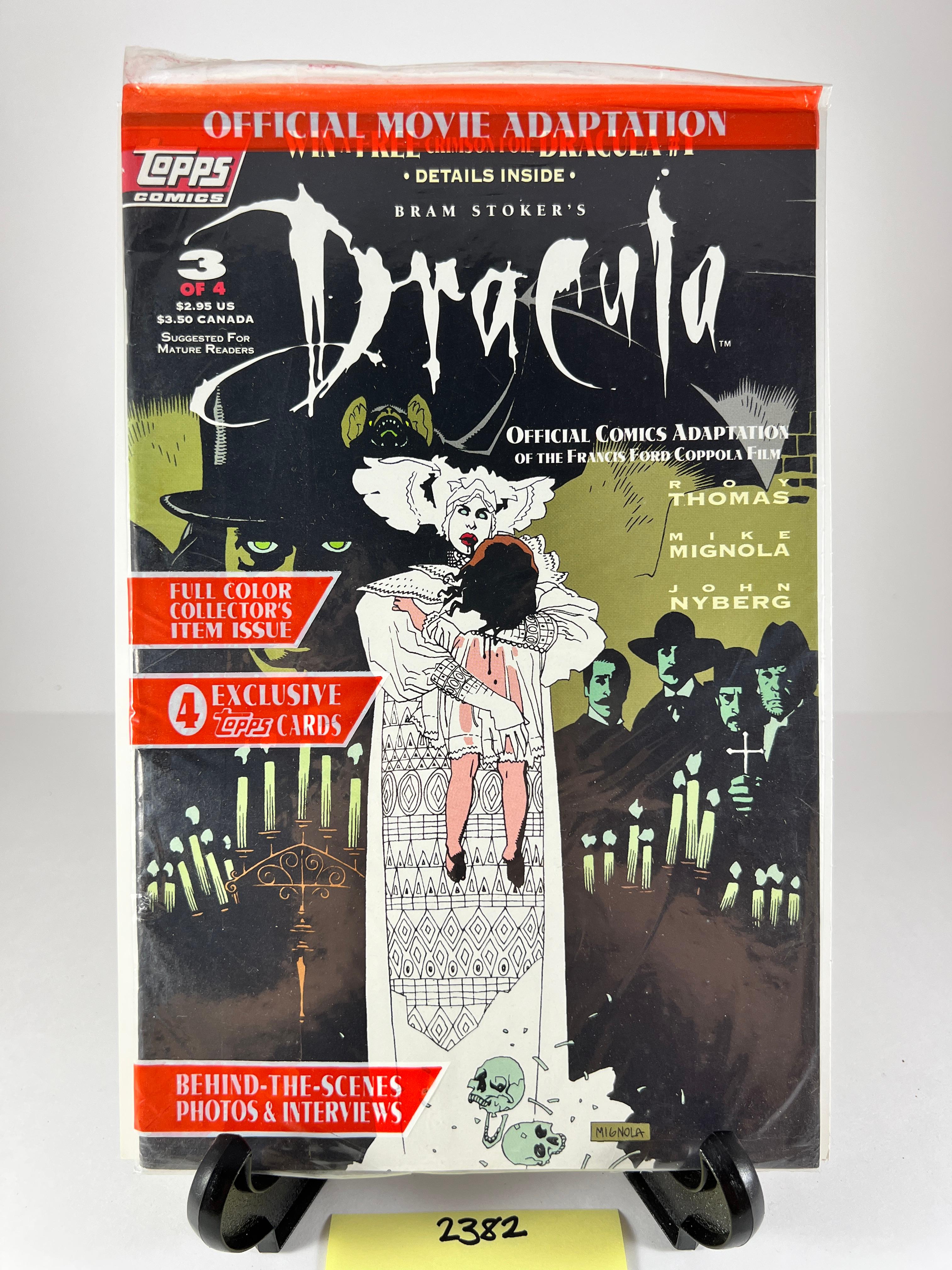 Bram Stoker's Dracula Official Movie Adaptation Comic Issue #3 of 4 Topps Comics