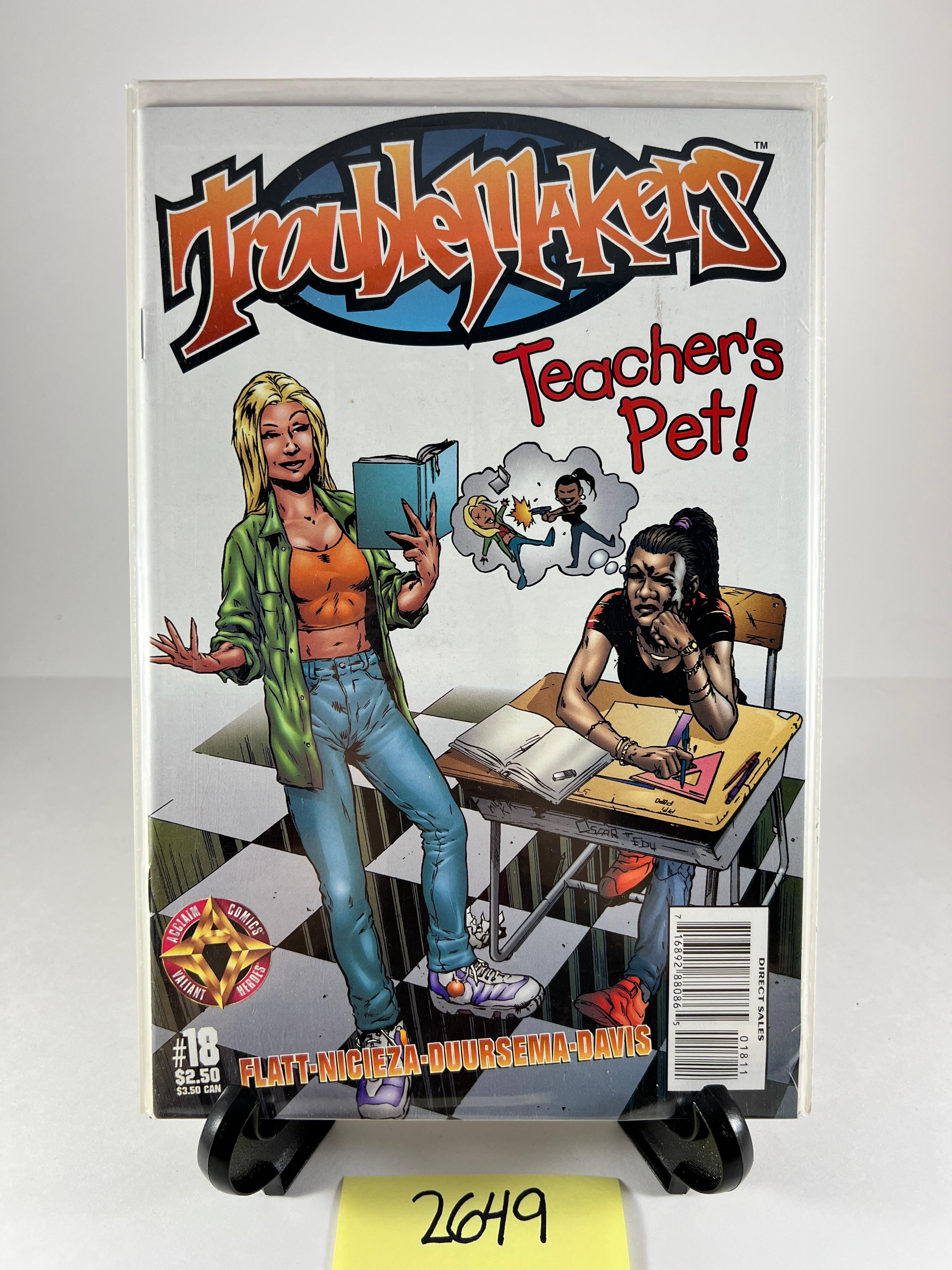 TroubleMakers Teacher's Pet! #18  Direct Edition by Flatt Nicieza Duursema Davis