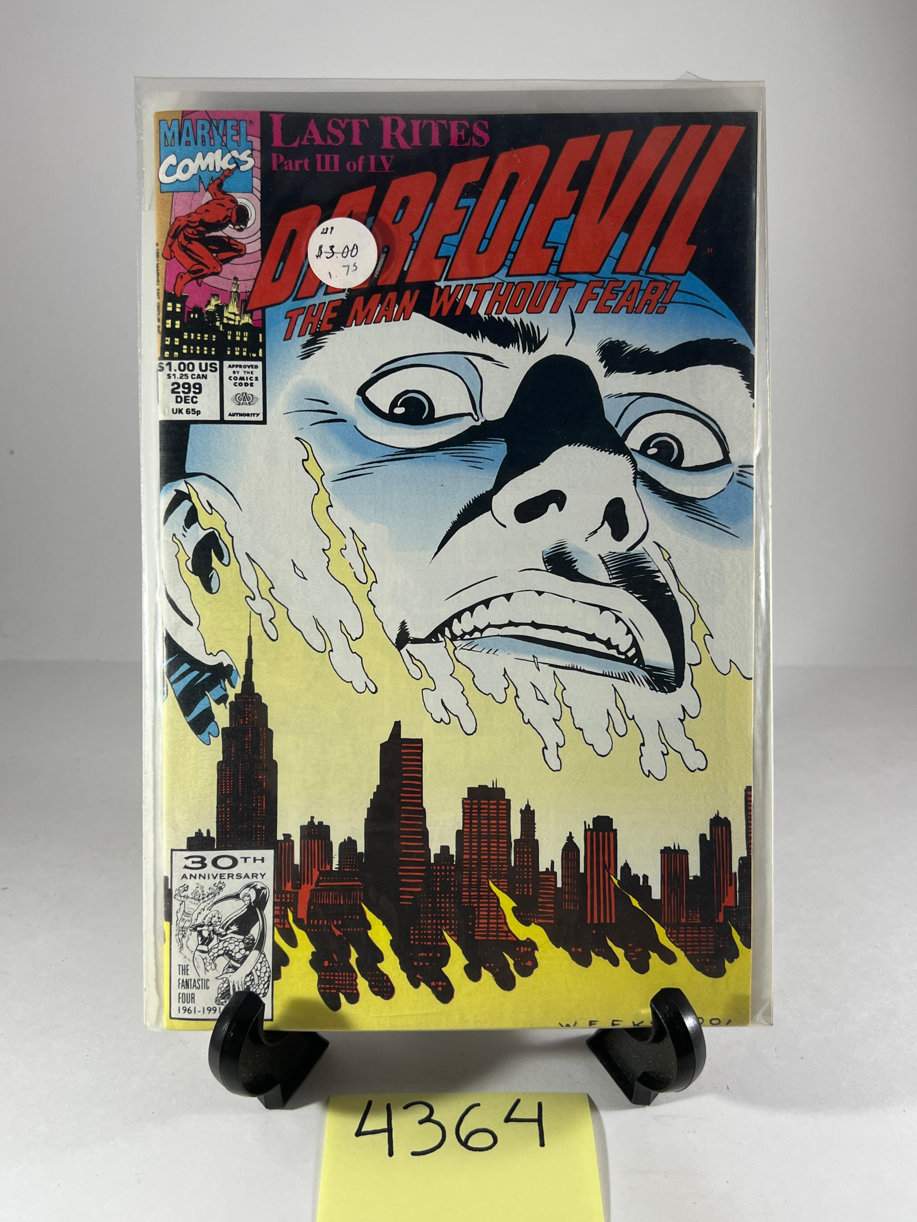 Daredevil #297 - Last Rites Part III of IV (1991) -     - Marvel Comics
