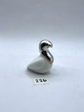 White love bird Avon bottle