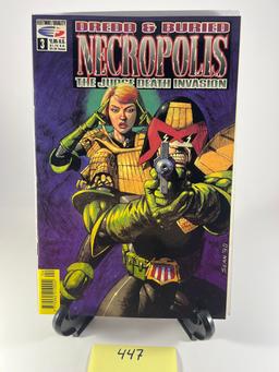 Dredd & Buried Necropolis The Judge Death Invasion Issue 3  Fleetway Quality 447