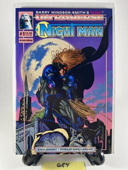 Night Man #1  Ultraverse Engelhart and Robertson