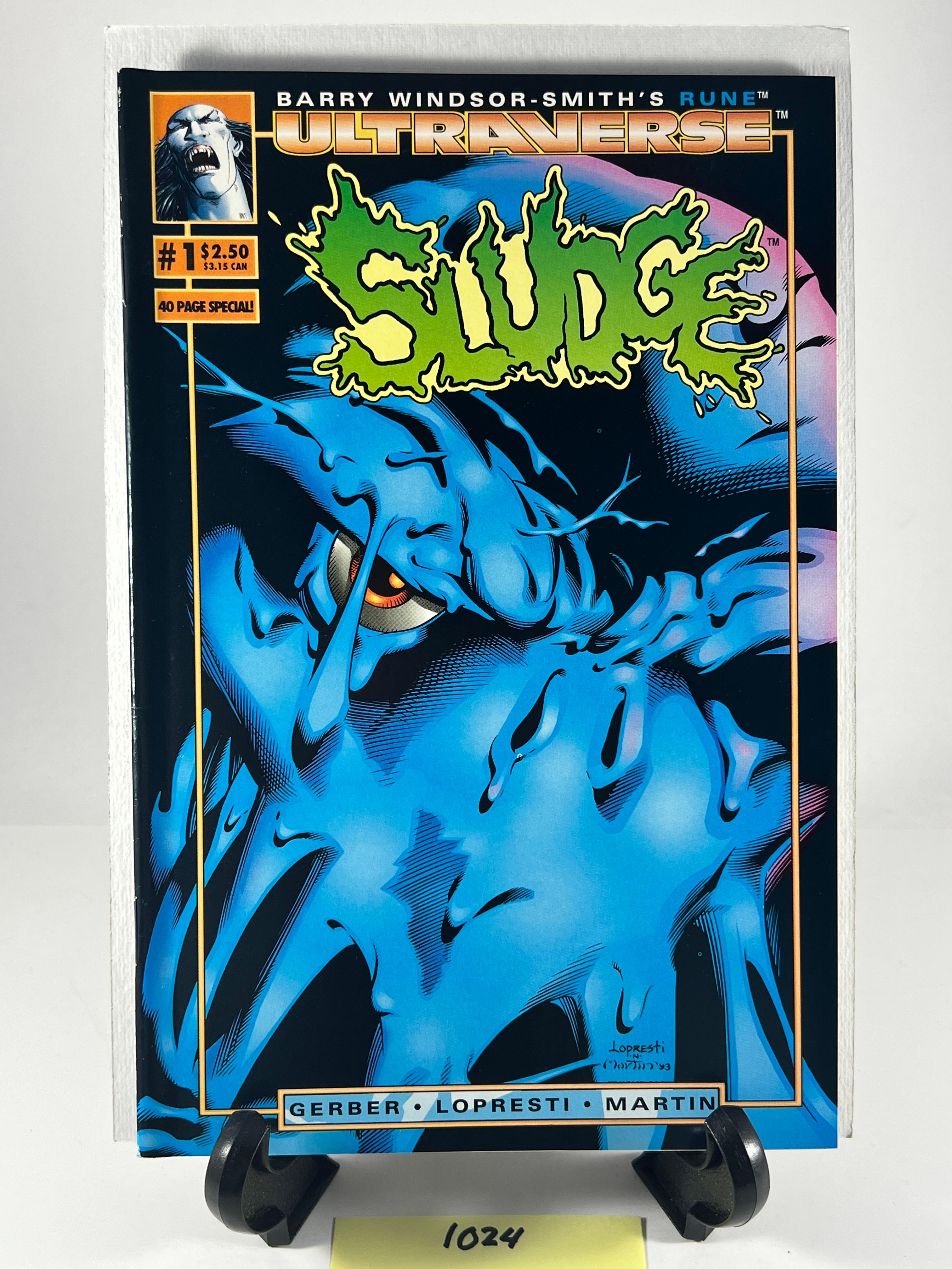 Ultraverse Sludge #1  Barry Windsor-Smith Gerber Lopresti Martin