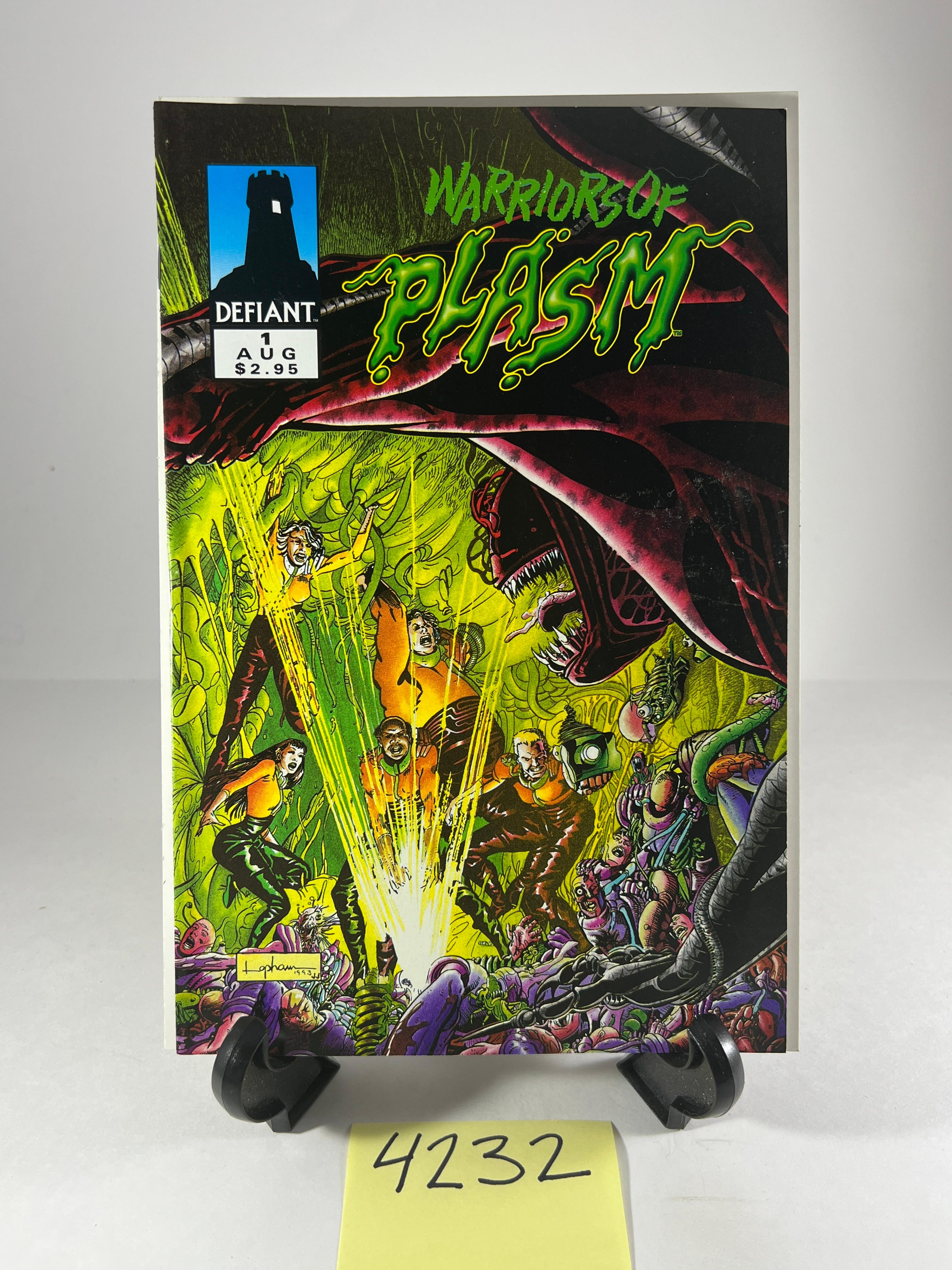 Warriors of Plasm #1 Comic     Defiant August 1993