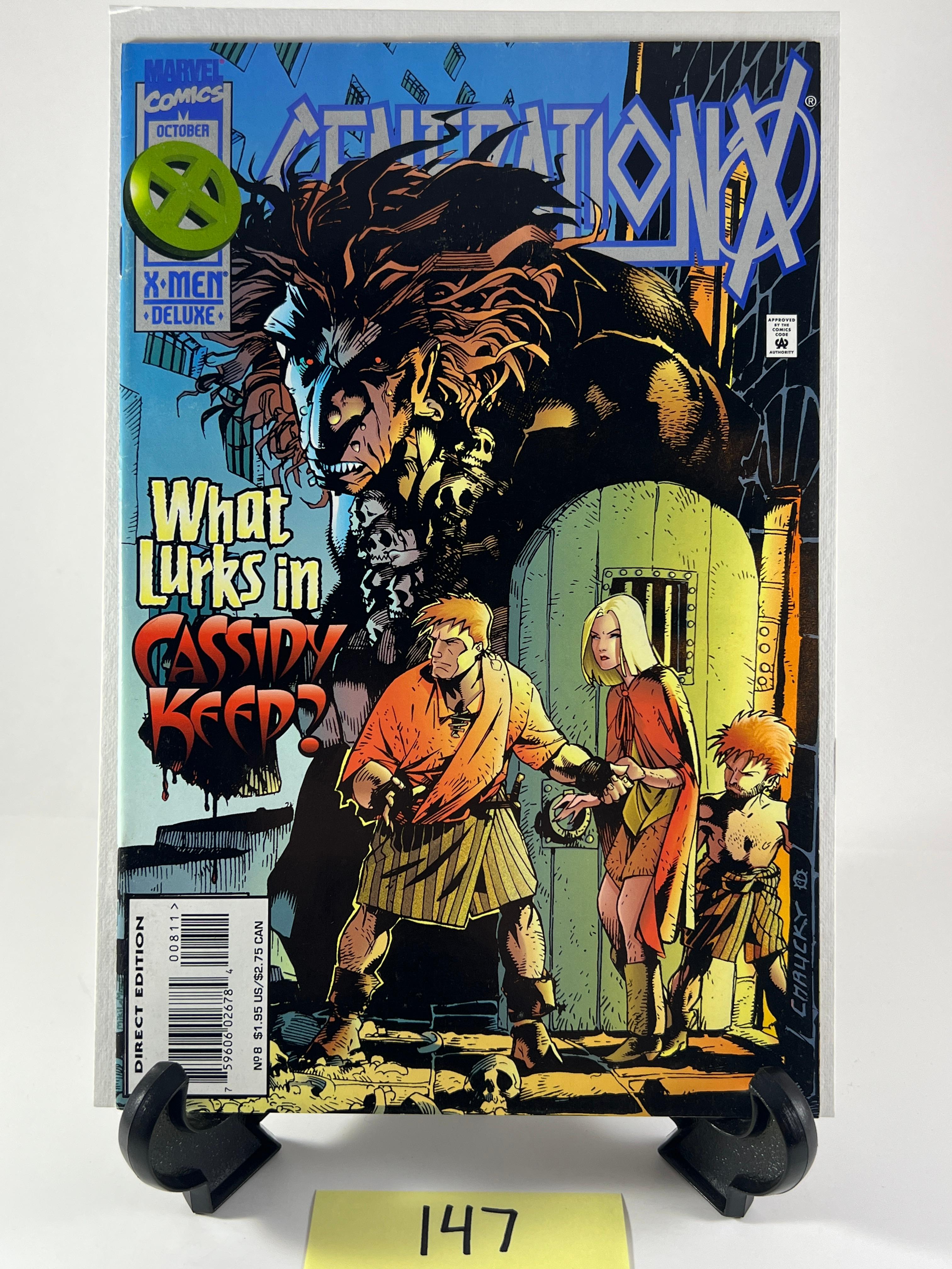 Generation X #9 What Lurks in Cassidy Keep Marvel Comics October 1995