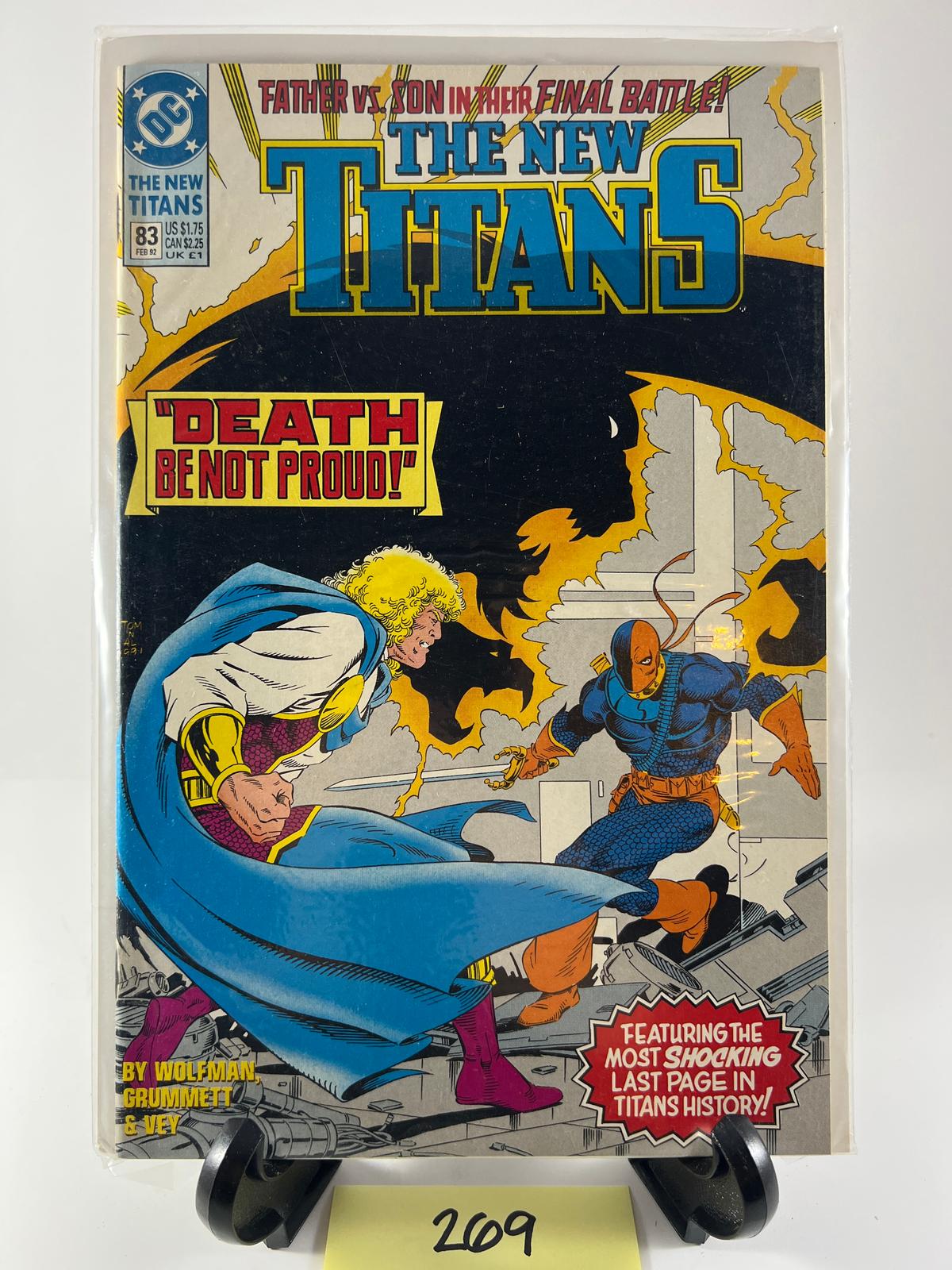 The New Titans #83 Comic Book DC