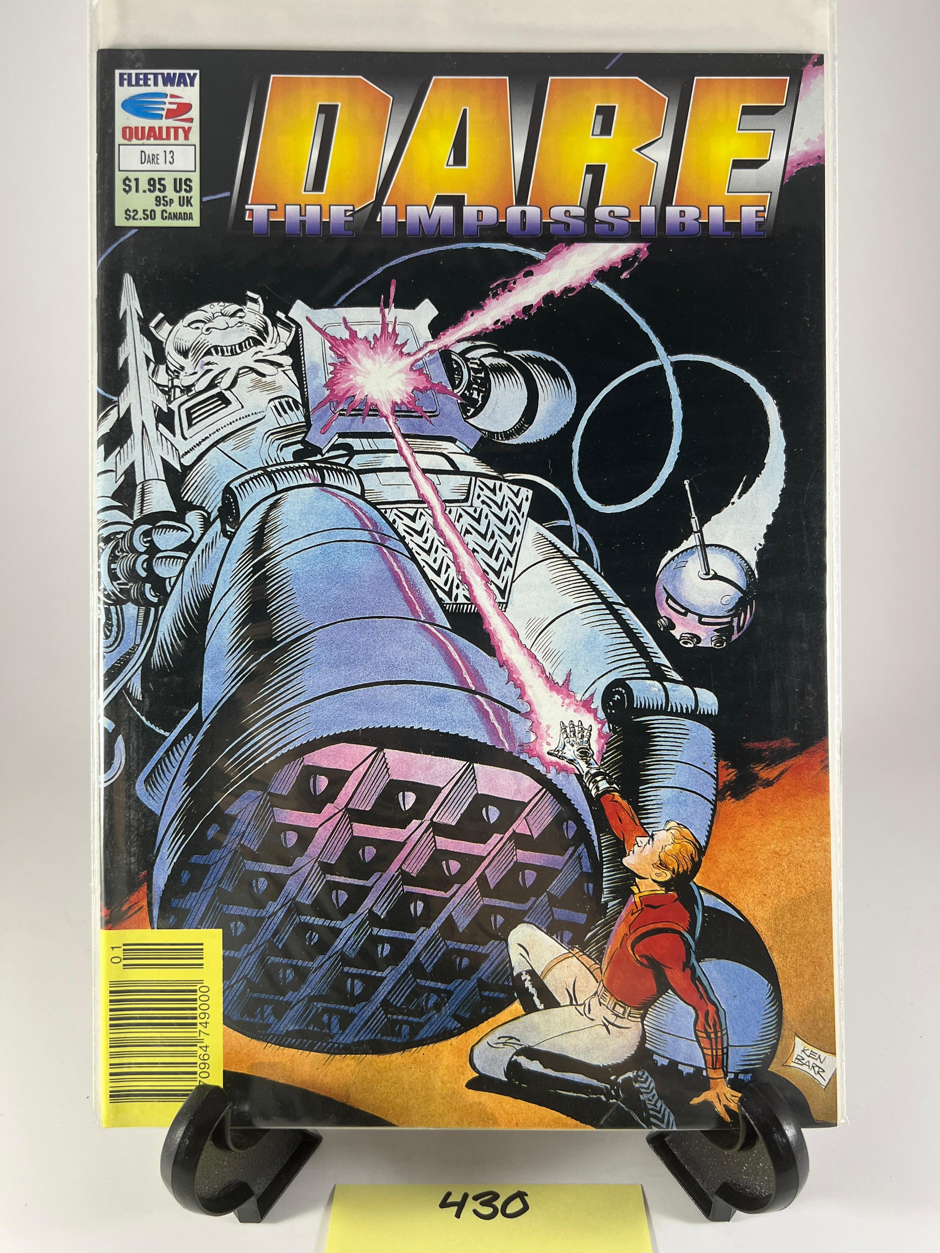 Dare The Impossible Comic Book Issue #13 Fleetway Quality