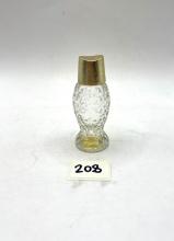 Small clear and gold owl Avon bottle