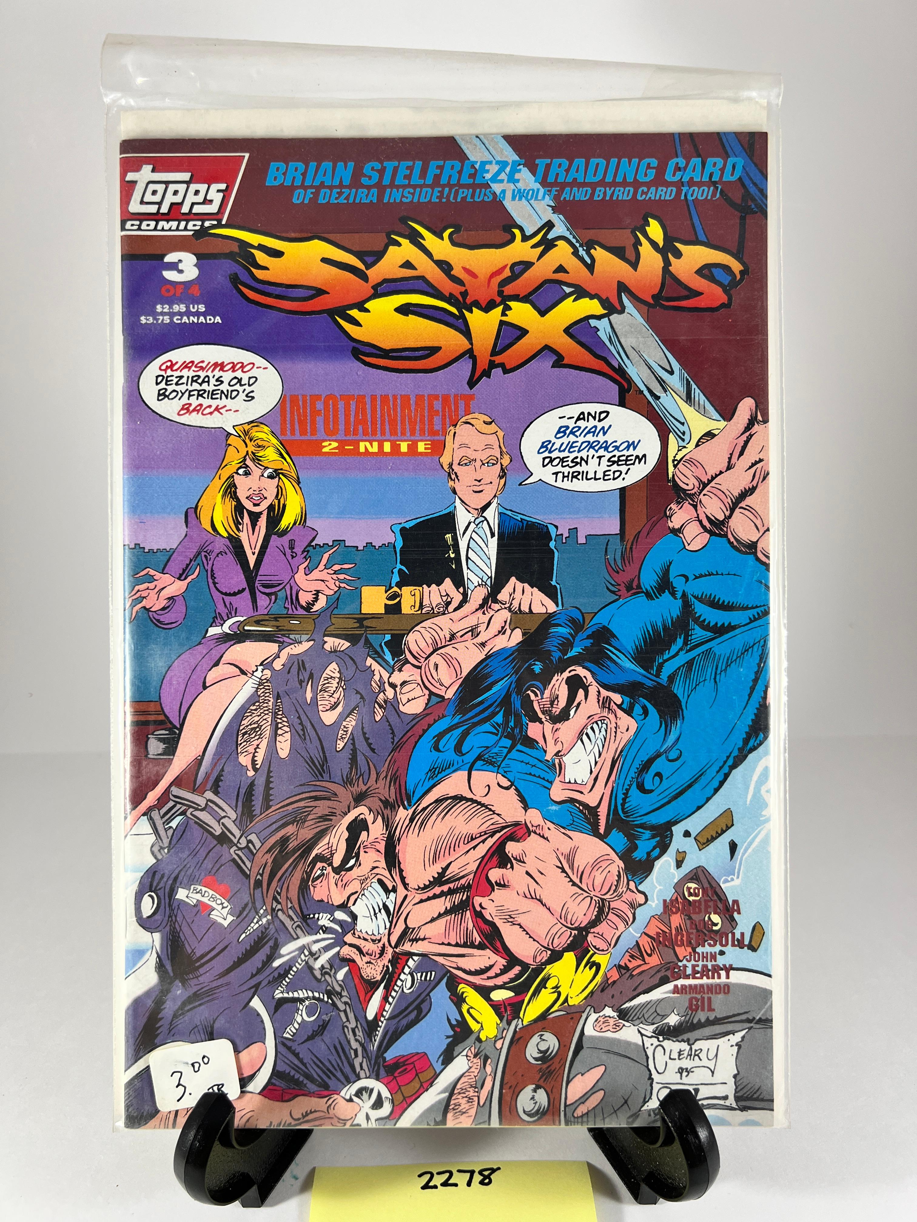 Satan's Six #3 of 4 Infotainment - Topps Comics