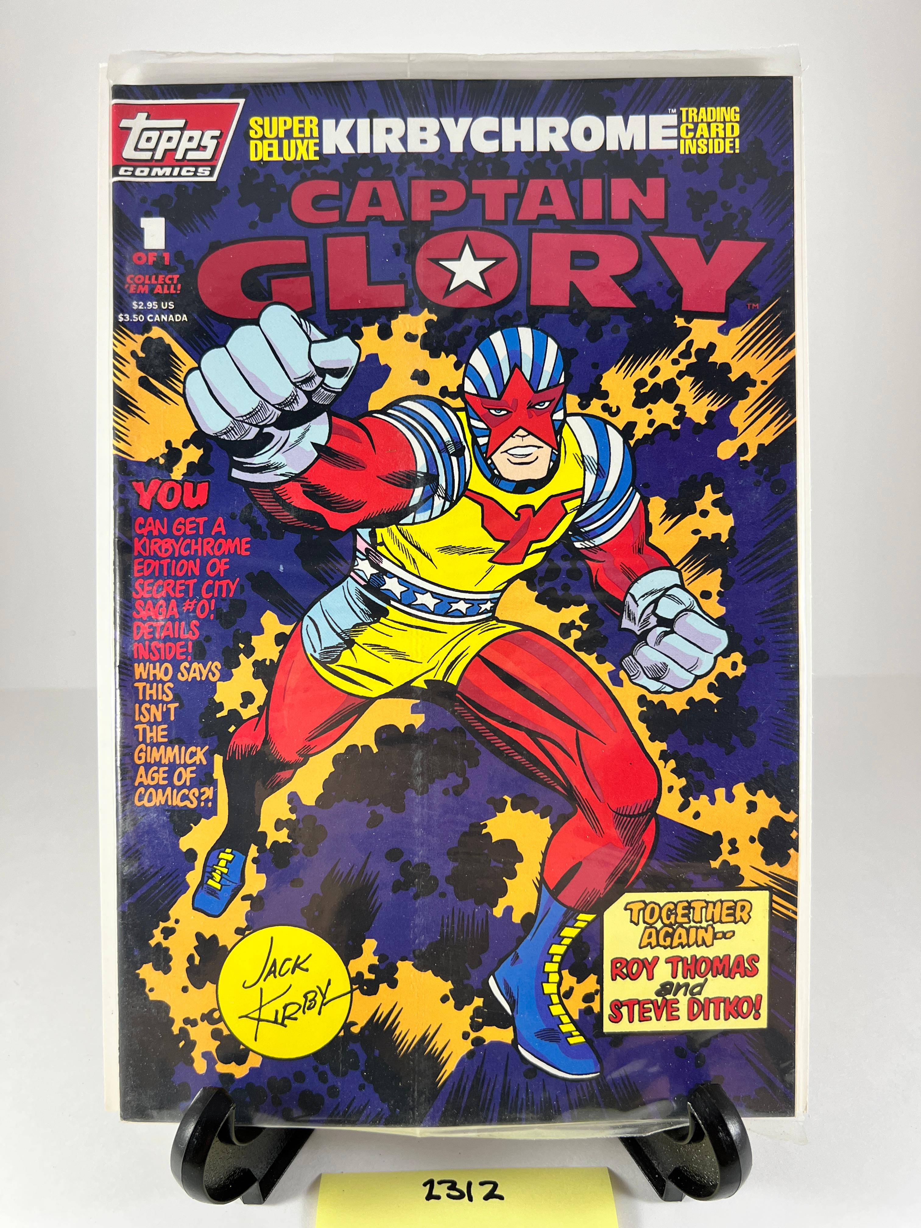 Captain Glory #1 Super Deluxe Kirbychrome -   - Topps Comics