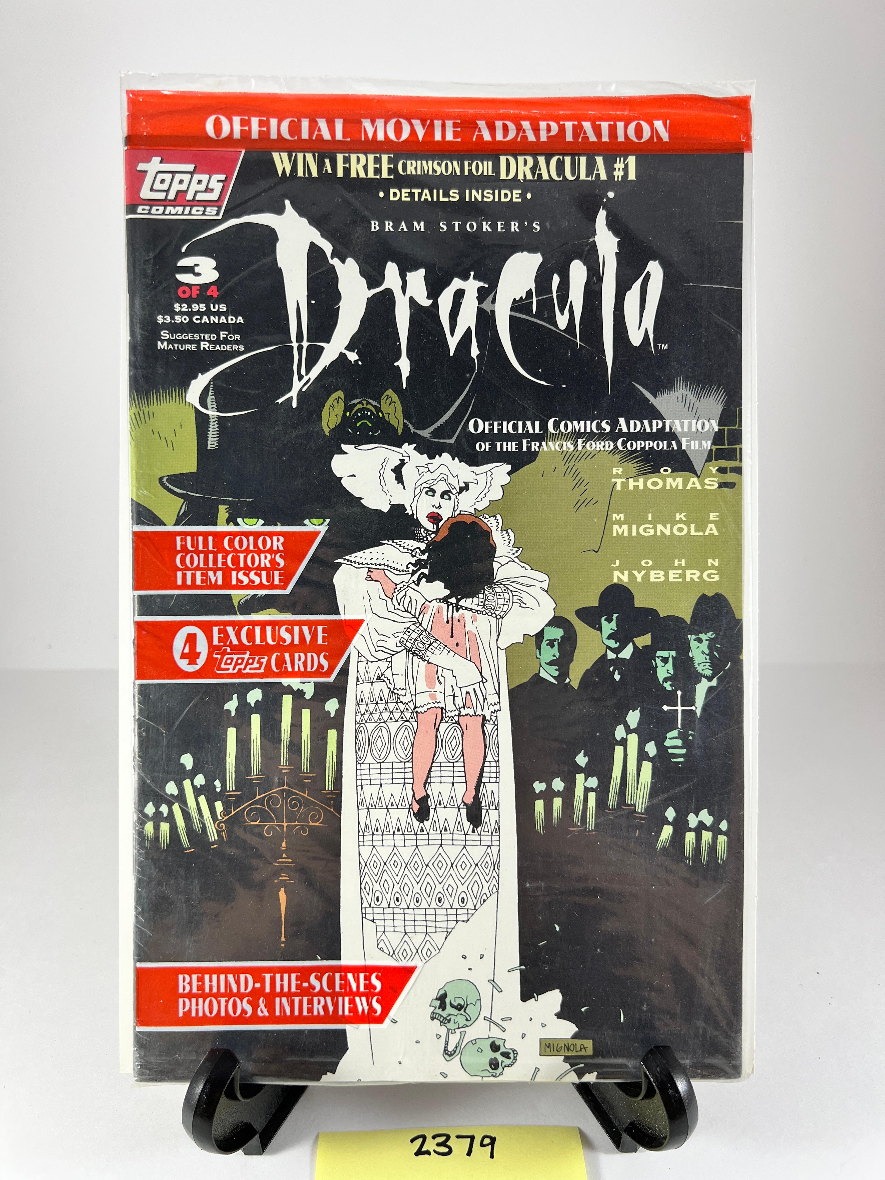 Bram Stoker's Dracula #3 of 4 Official Movie Adaptation Comic Topps Comics