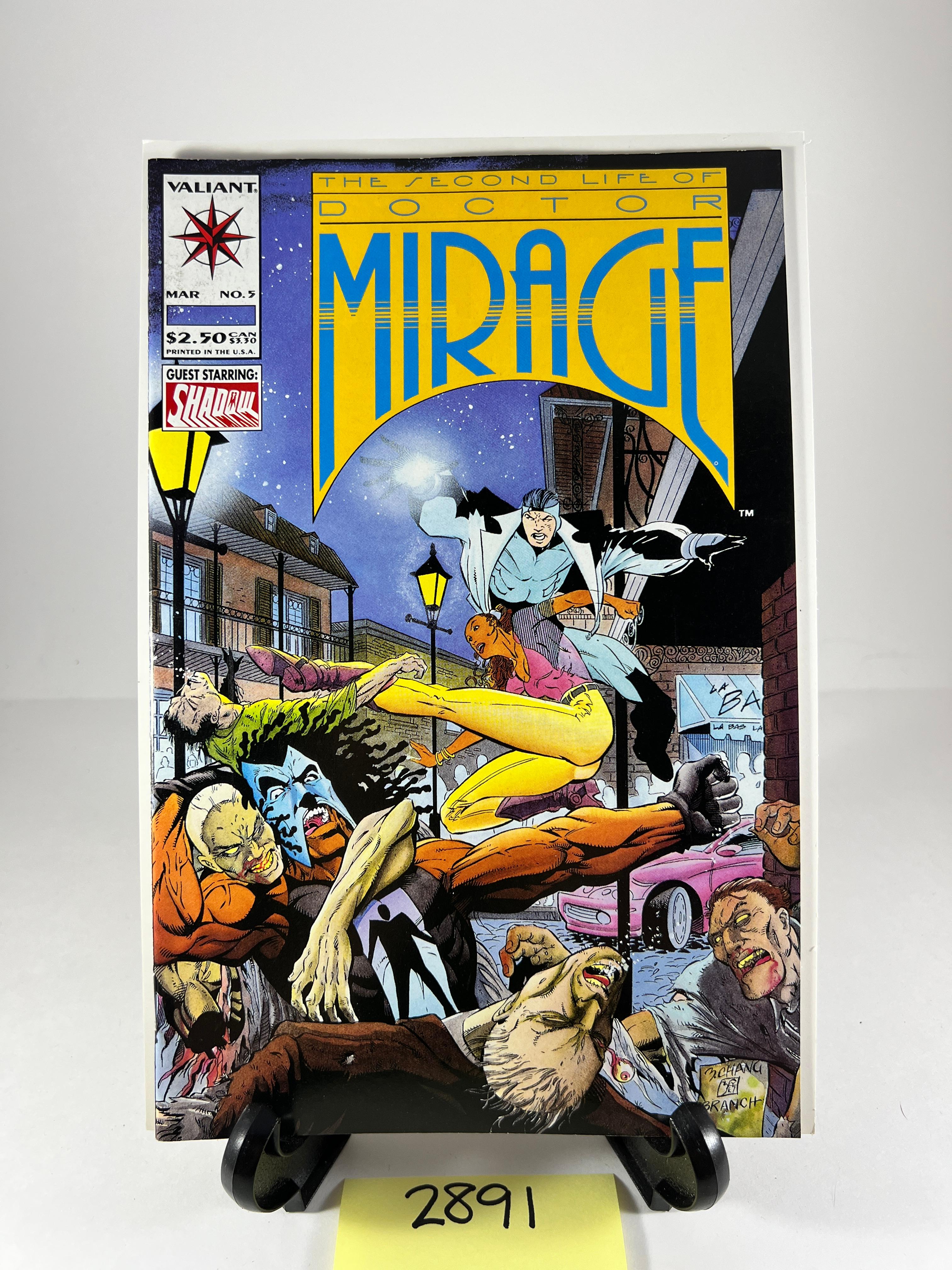 - The Second Life of Doctor Mirage Comic - Valiant Issue No. 5 Guest Starring Shadow