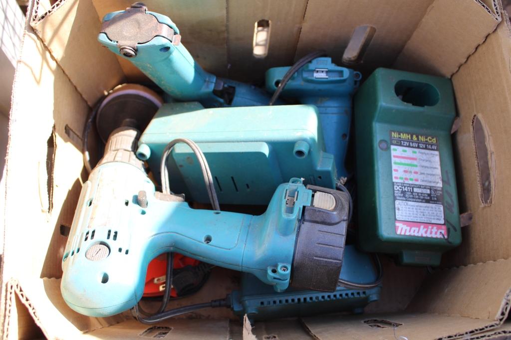 Lot. of Makita Battery Power Tools