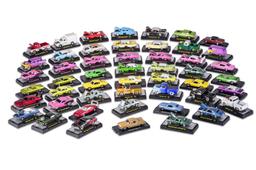 Group of Assorted Cars on Display Stands