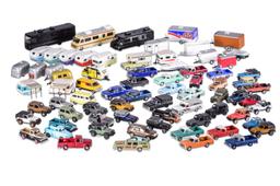 Group of Camping Trucks and Trailers