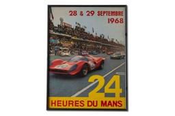 Framed Original '1968 24 heures du Mans' Event Poster