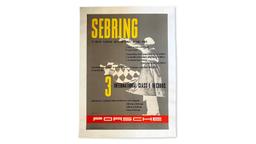 1957 Sebring 12 Hours and 1958 Sebring 12 Hours Porsche Factory Racing Posters