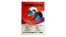 1957 Sebring 12 Hours and 1958 Sebring 12 Hours Porsche Factory Racing Posters