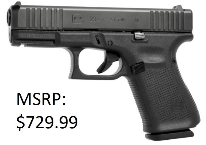 Glock G23 Gen 5 .40 S&W Semi-Auto Pistol