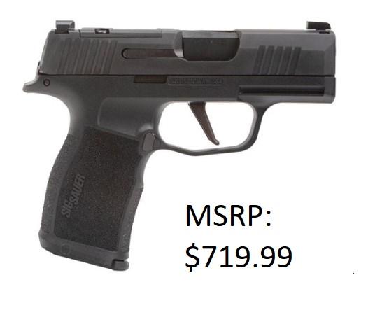 Sig Sauer P365X 9mm Pistol