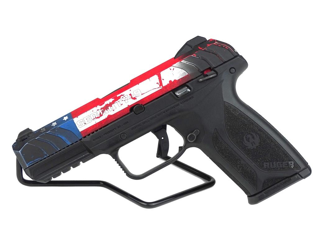 Ruger Model Security-9 9mm American Flag Pistol