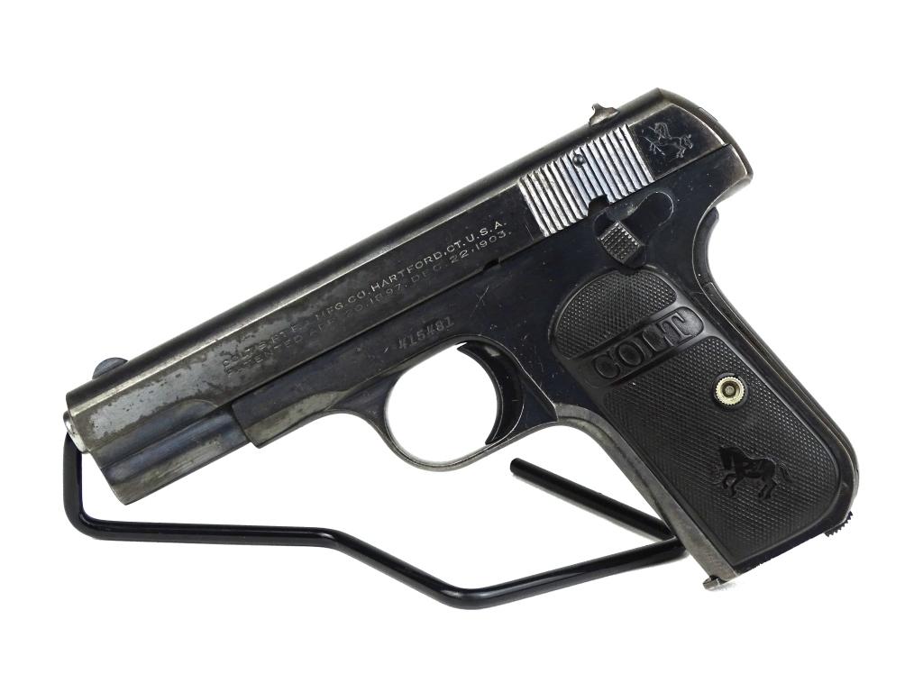 1922 Colt Pocket Hammerless .32 Auto Pistol