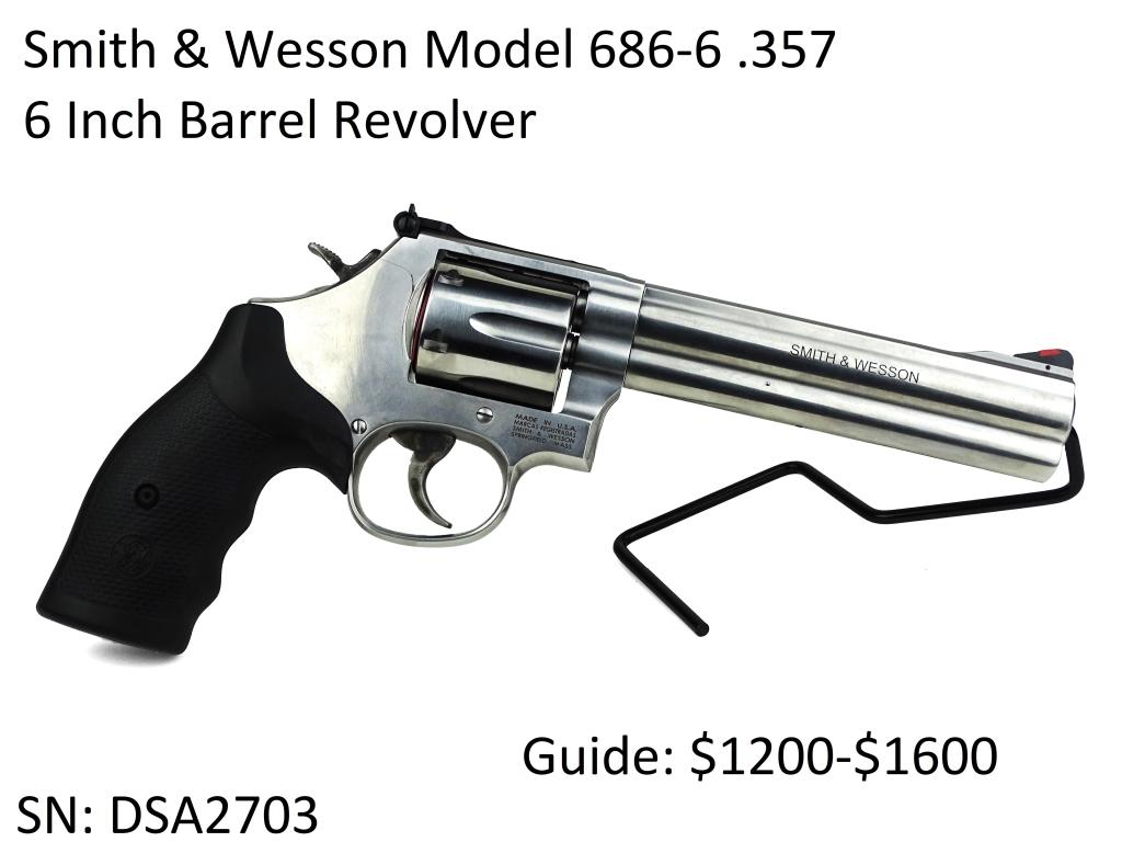 Smith & Wesson Model 686-6 .357 Mag Revolver