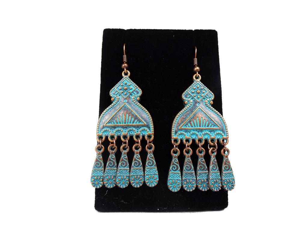 Native American Style Turquoise Women's Earrings