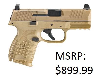 FN FN 509 Compact MRD 9mm FDE Pistol