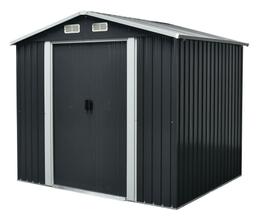 New TMG-MS0608 Metal Shed Apex 6' x 8'