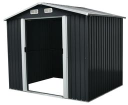 New TMG-MS0608 Metal Shed Apex 6' x 8'