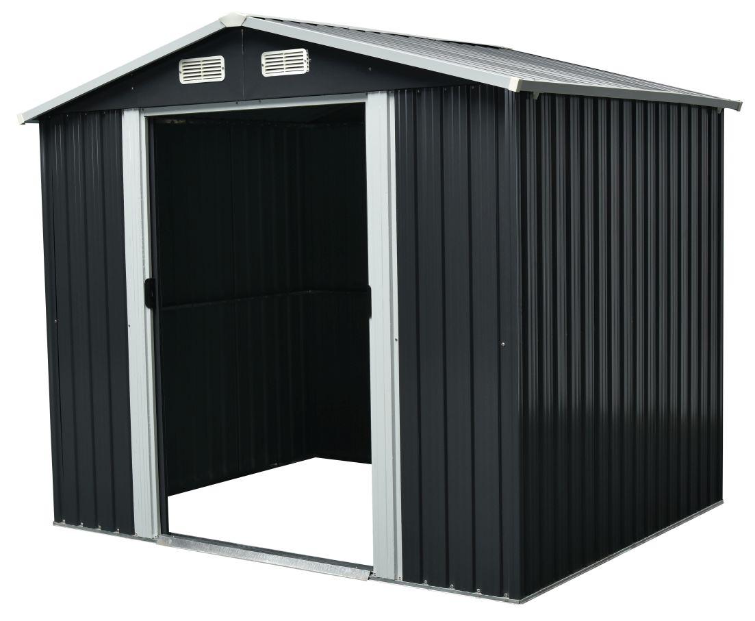 New TMG-MS0608 Metal Shed Apex 6' x 8'