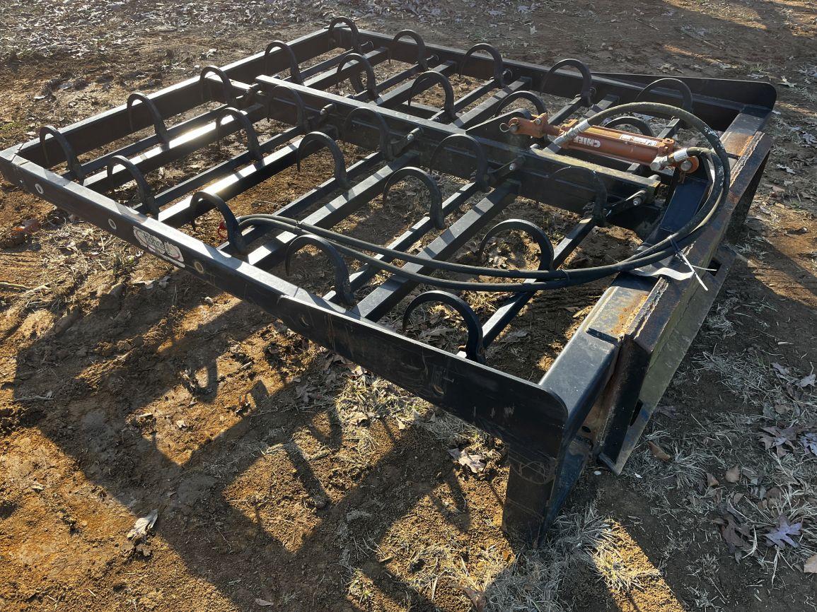 Kuhns 10 Bale On Edge Bale Grapple