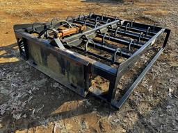 Kuhns 10 Bale On Edge Bale Grapple