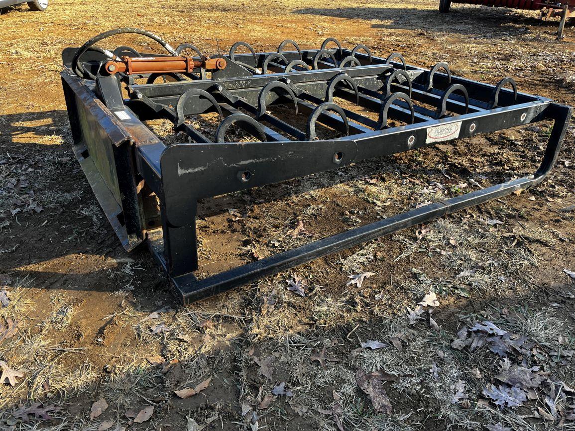 Kuhns 10 Bale On Edge Bale Grapple