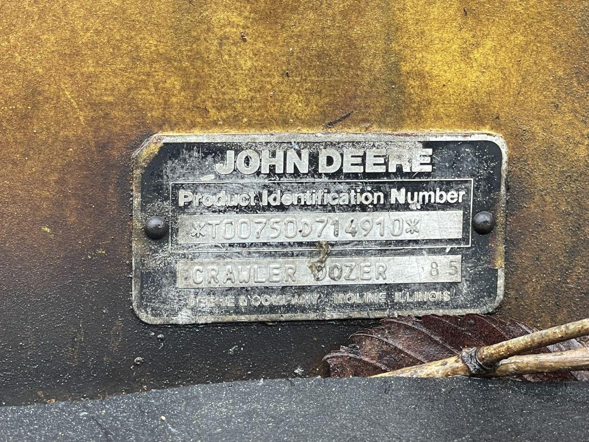 1985 John Deere 750 Crawler Tractor