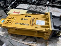 New DSBREAK DS45 Hydraulic Breaker Attachment