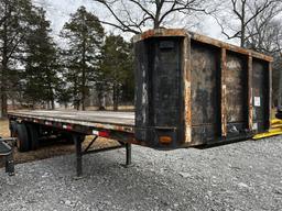 1974  T/A  25’  Flatbed Trailer