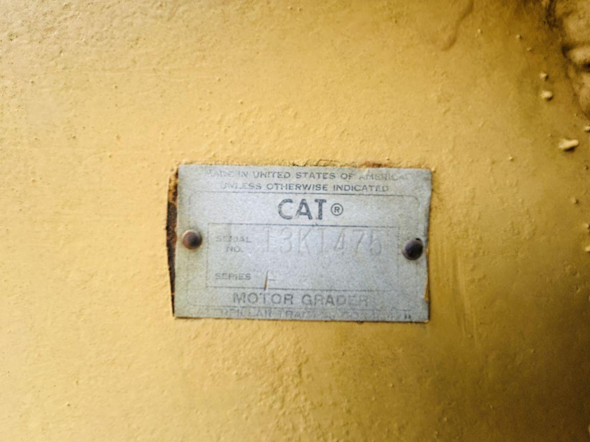1969  CAT  12F  Motor Grader