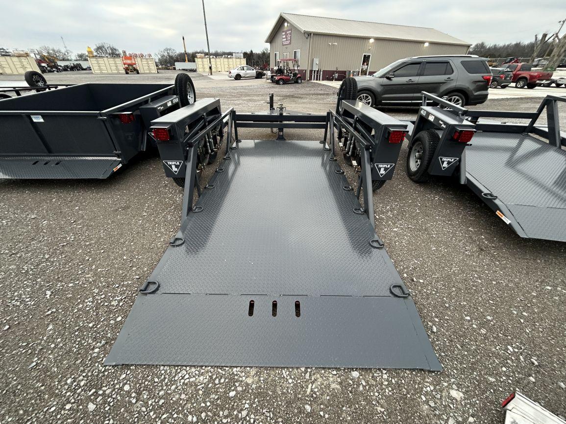 New  2023  TripleL 7614  T/A  Flatbed Drop Deck  Tag Trailer