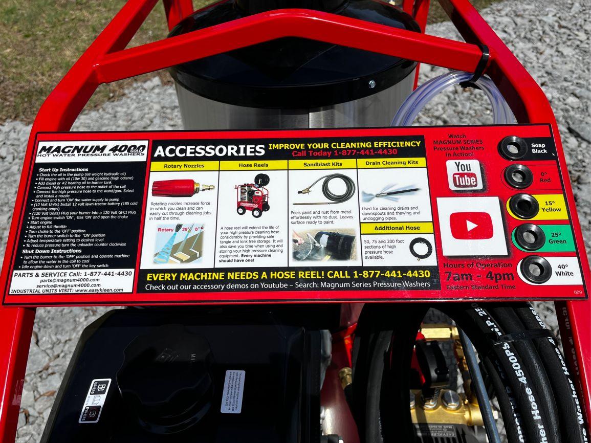 New  2025  EASY-KLEEN  GS18  Steam / Pressure Washer