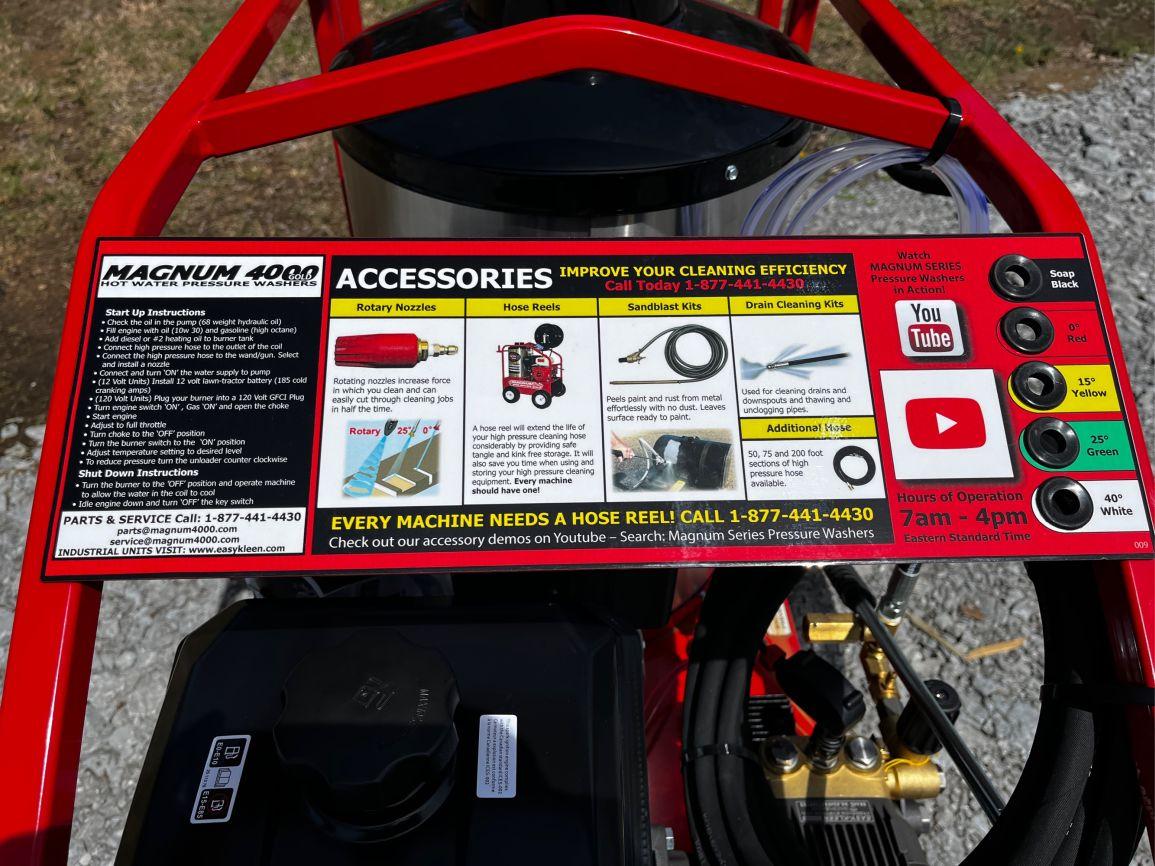 New  2025  EASY-KLEEN  GS18   Steam / Pressure Washer