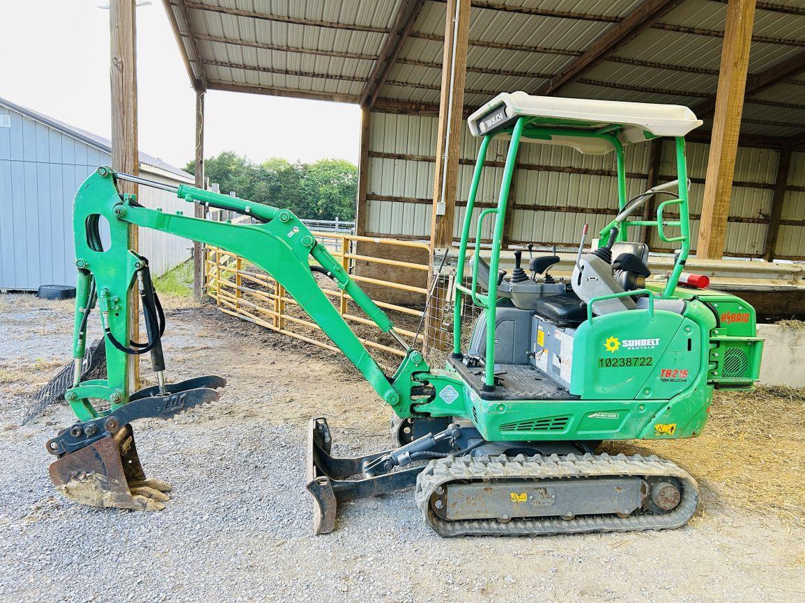 2019  Takeuchi  TB216 Hybrid  Mini Excavator