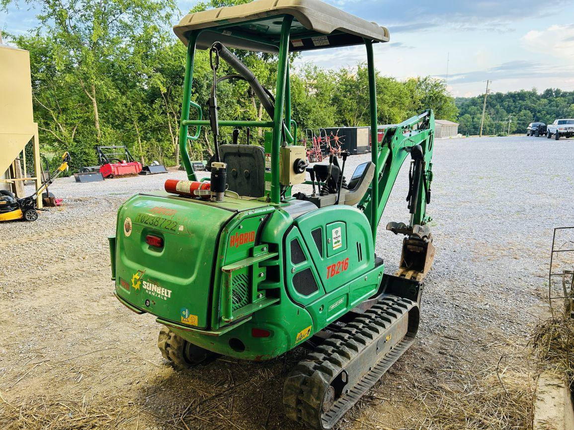 2019  Takeuchi  TB216 Hybrid  Mini Excavator